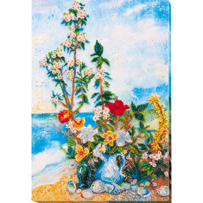 Набор для вышивки бисером «Цветы на берегу» 