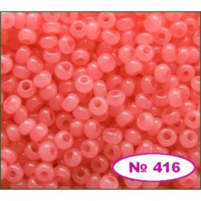 Preciosa 02191 / 416  (różowy, alabaster),  10/0, 5 g
