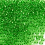 Preciosa 50100 / 115 (zielony, przezroczysty) 10/0, 5 g
