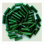 Стеклярус 3" 57120 / 931 (сатиновый, зеленый)
