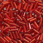 Стеклярус 3" 97070 / 932 (сатиновый, красный)