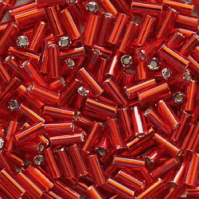 Стеклярус 3" 97070 / 932 (сатиновый, красный)