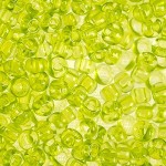 Бисер 01153 / 11800 (прозрачный, желто - салатовый) Бисер 01153 / 11800 (прозрачный, желто - салатовый)