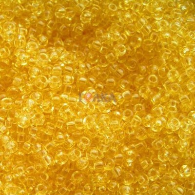Preciosa 01281 / 805 (żółty, przezroczysty) 10/0, 5 g
