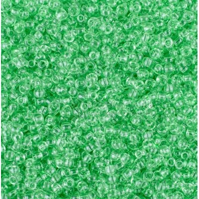 Preciosa 01161 / 817 (zielony, przezroczysty)  10/0, 5 g