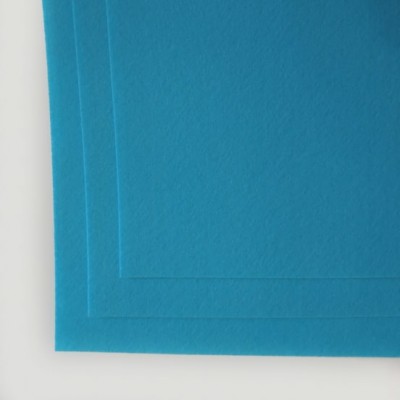 Корейский жесткий фетр 1,2 мм (20*30 см), светло - голубой